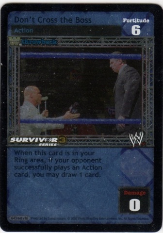 Dont Cross the Boss (THROWBACK) (SS3) Foil